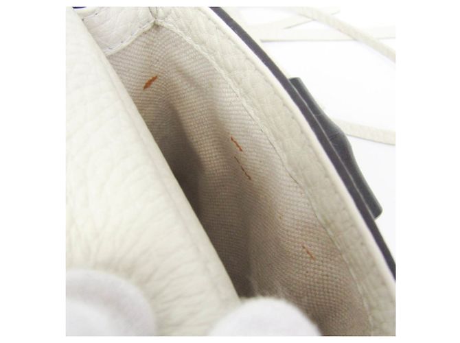 Zaino in pelle da donna Gucci Bamboo 370833 Bianco sporco - vista 13