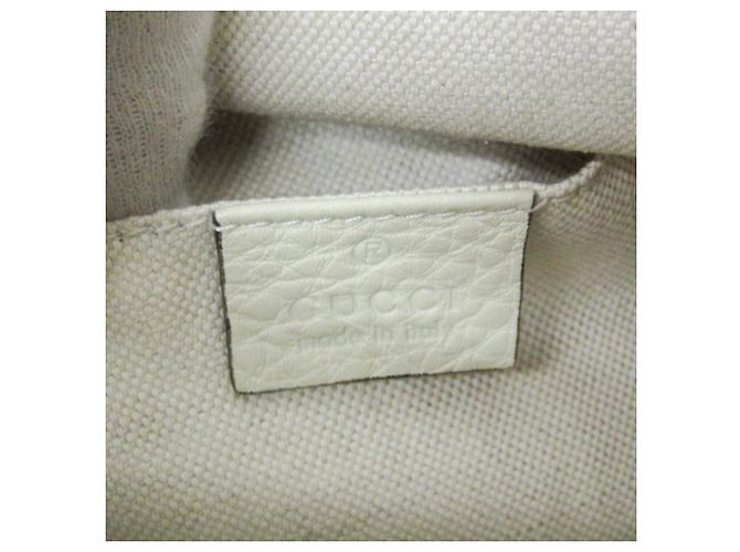 Zaino in pelle da donna Gucci Bamboo 370833 Bianco sporco - vista 14