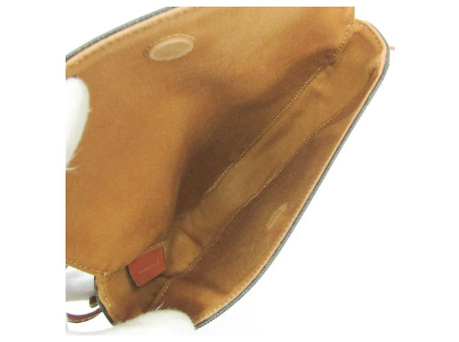 Céline Celine Triomphe Triangle Schultertasche Braun Schwarz - Ansicht 3