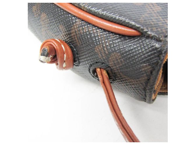 Céline Celine Triomphe Triangle Schultertasche Braun Schwarz - Ansicht 9