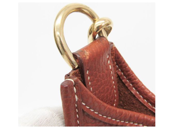 Hermès Borsa a Spalla Hermes Evelyne I GM Marrone - vista 7