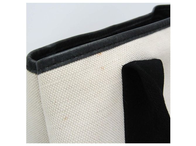 Borsa Balenciaga Navy Cabas S Nero Bianco sporco - vista 11