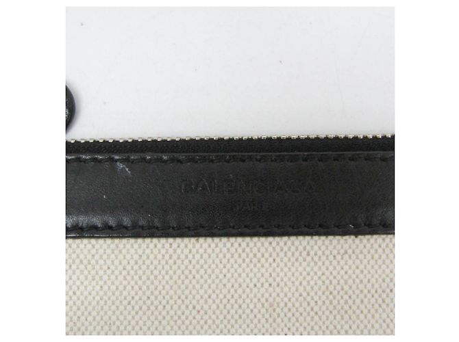 Borsa Balenciaga Navy Cabas S Nero Bianco sporco - vista 18