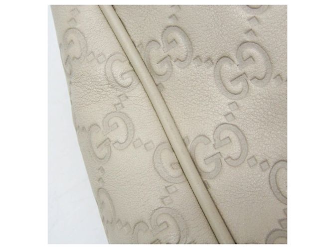 Borsa Tote da donna Gucci Guccissima Bianco sporco - vista 14