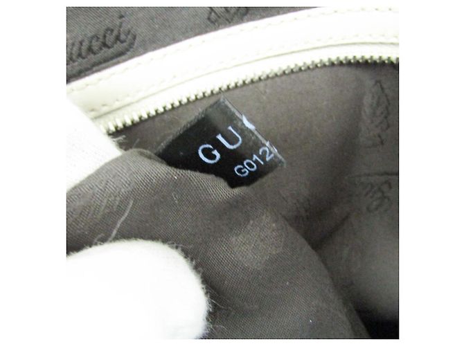 Borsa Tote da donna Gucci Guccissima Bianco sporco - vista 17