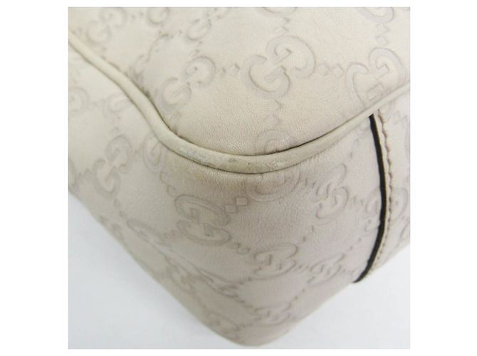 Borsa Tote da donna Gucci Guccissima Bianco sporco - vista 4