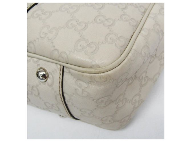 Borsa Tote da donna Gucci Guccissima Bianco sporco - vista 5