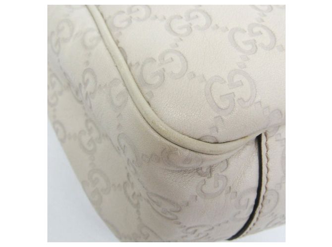 Borsa Tote da donna Gucci Guccissima Bianco sporco - vista 6