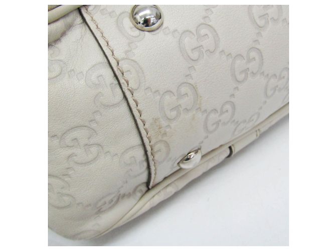 Borsa Tote da donna Gucci Guccissima Bianco sporco - vista 7