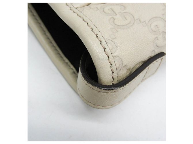 Borsa Tote da donna Gucci Guccissima Bianco sporco - vista 8
