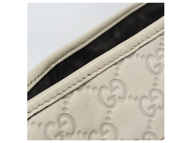 Borsa Tote da donna Gucci Guccissima Bianco sporco - vista 9