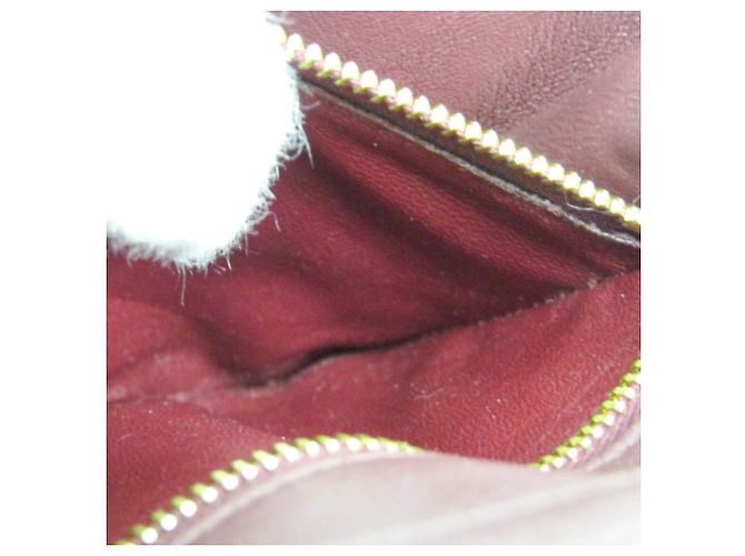 Céline Petit sac à bandoulière en cuir pour femme Celine Classic Box Bordeaux - vue 19