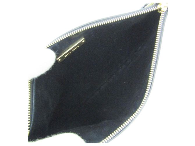 Clutch in pelle da donna Miu Miu nero - vista 3