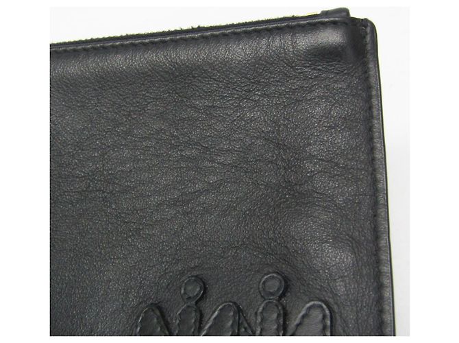 Clutch in pelle da donna Miu Miu nero - vista 6