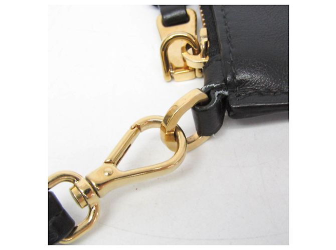 Clutch in pelle da donna Miu Miu nero - vista 9