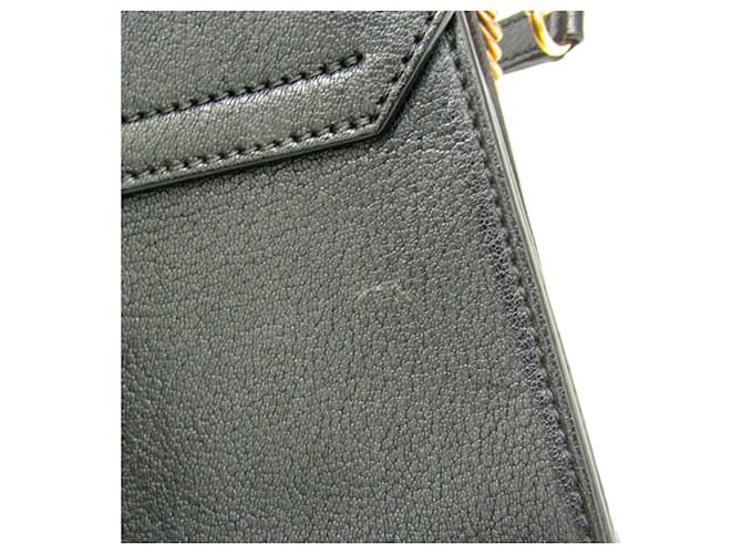 Borsa Givenchy GV3 Small BB501CB033 in pelle e scamosciato Nero - vista 8