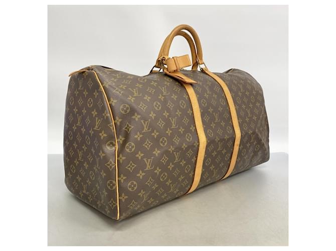Borsa Louis Vuitton Boston Monogram Keepall 60 Marrone - vista 2