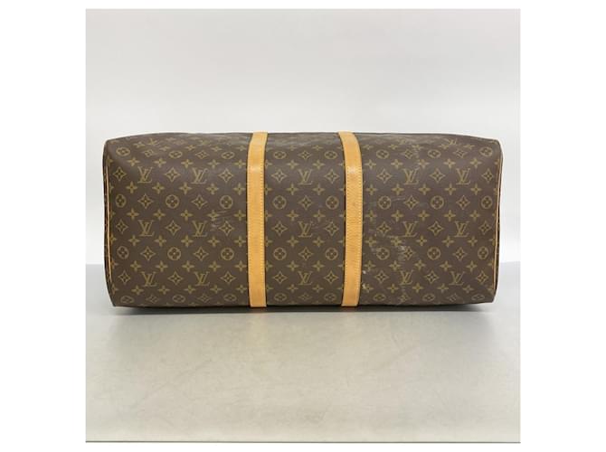 Borsa Louis Vuitton Boston Monogram Keepall 60 Marrone - vista 3