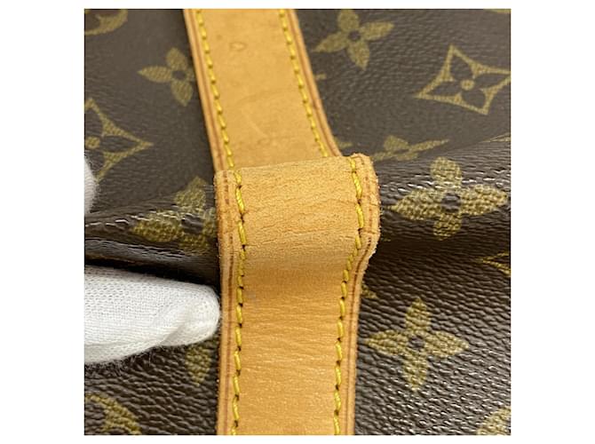 Borsa Louis Vuitton Boston Monogram Keepall 60 Marrone - vista 8
