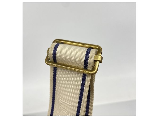 Borsa a tracolla Louis Vuitton Damier Azur Naviglio Bianco - vista 10