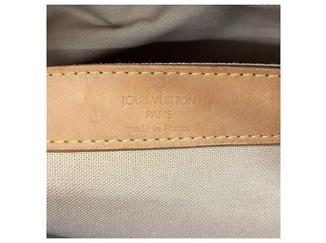 Borsa a tracolla Louis Vuitton Damier Azur Naviglio Bianco - vista 5