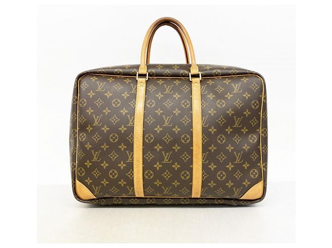 Borsa Louis Vuitton Boston Monogram Sirius 45 Marrone - vista 11