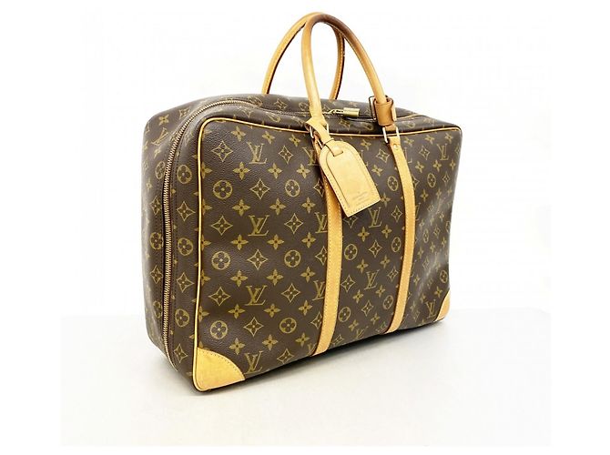 Borsa Louis Vuitton Boston Monogram Sirius 45 Marrone - vista 2
