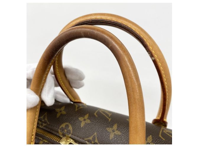 Borsa Louis Vuitton Boston Monogram Sirius 45 Marrone - vista 8