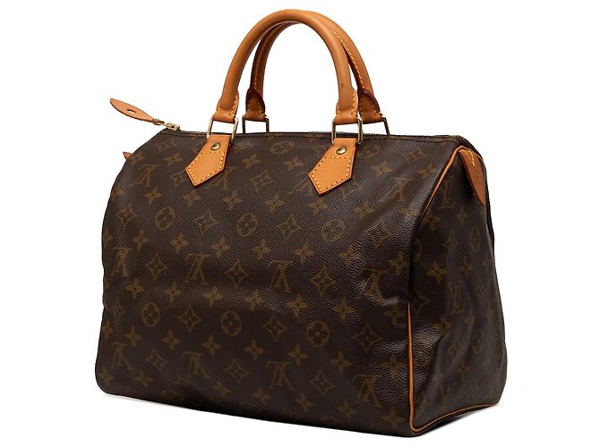 Louis Vuitton Marrone Monogram Speedy 30 - vista 2