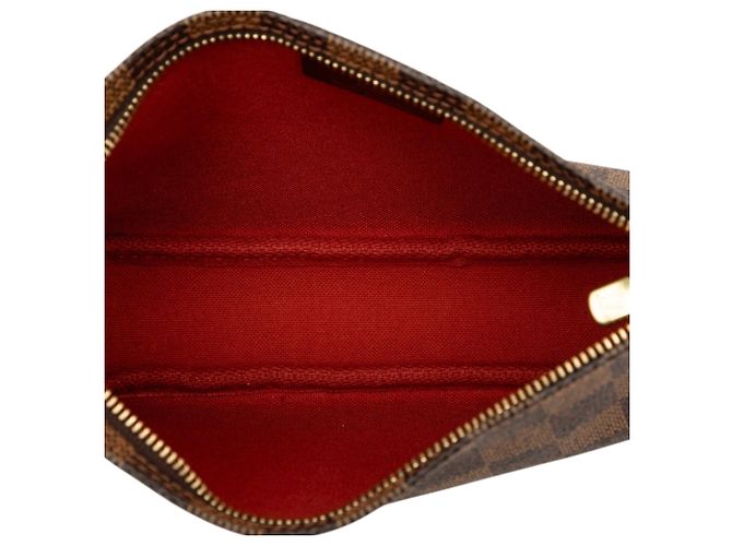 Louis Vuitton Marrone Damier Ebene Navona - vista 4