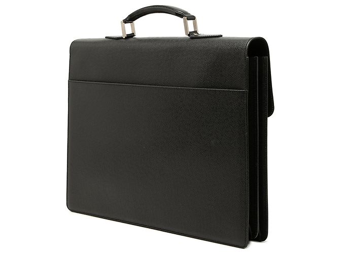 Valigetta Louis Vuitton Black Taiga Moskova Nero - vista 2