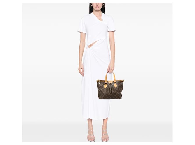 Louis Vuitton Marrone Monogram Palermo PM - vista 6