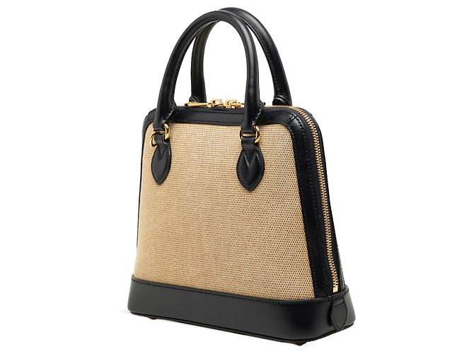 Borsa Gucci Beige Small Canvas Horsebit 1955 - vista 2