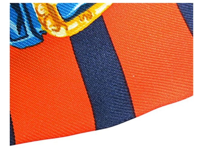 Hermès Seidentuch Orange Brides De Gala Bayaderes Twilly - Ansicht 8