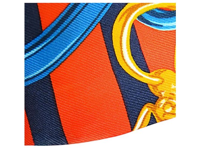 Hermès Seidentuch Orange Brides De Gala Bayaderes Twilly - Ansicht 9