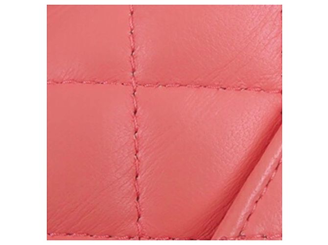 Chanel Mini Square Classic Lambskin Single Flap Rosa - view 11