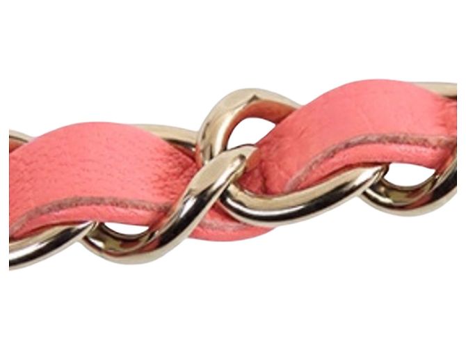 Chanel Mini Square Classic Lambskin Single Flap Rosa - view 14