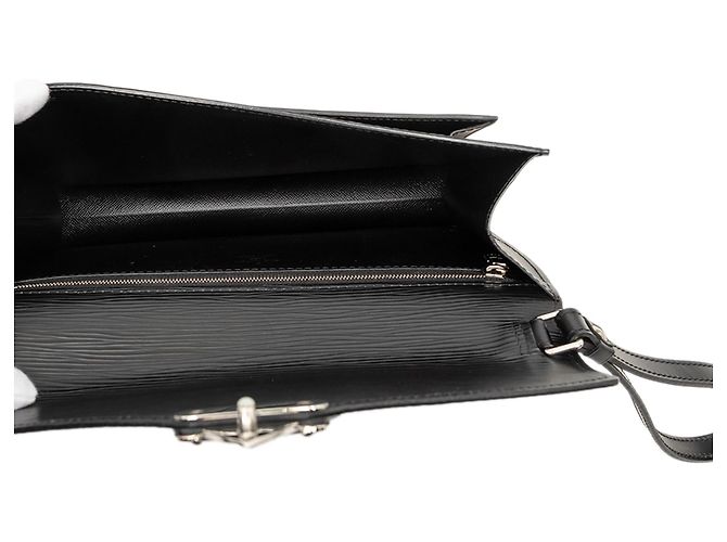 Louis Vuitton Black Epi Sellier Dragonne Nero - vista 4