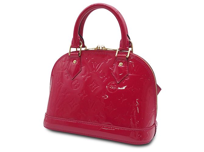 Louis Vuitton Alma BB Monogram Vernis Rosa - vista 2