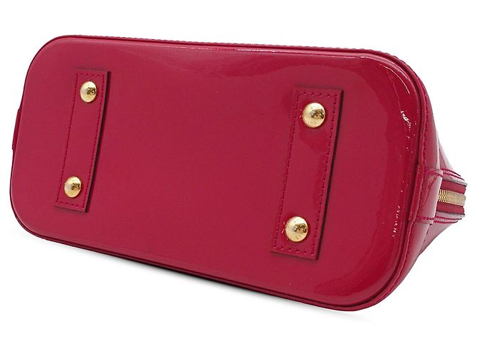 Louis Vuitton Alma BB Monogram Vernis Rosa - vista 3