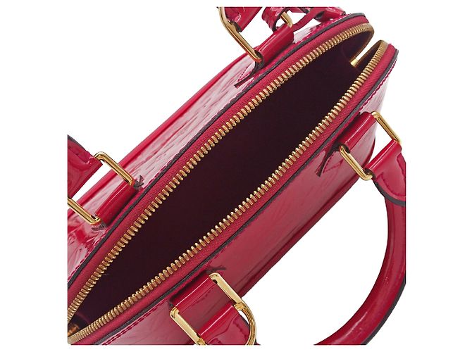 Louis Vuitton Alma BB Monogram Vernis Rosa - vista 4
