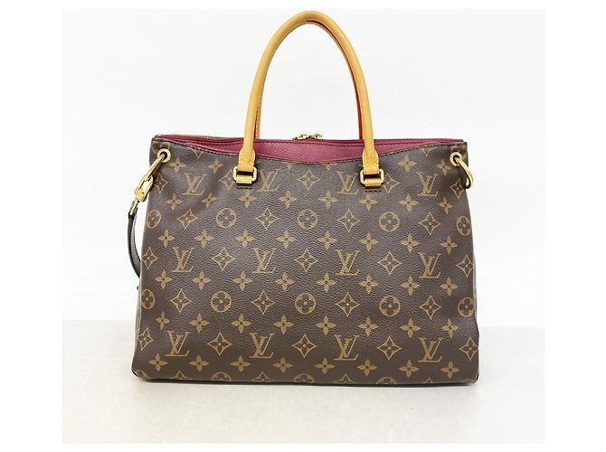 Borsa Louis Vuitton Monogram Pallas in Aurore - vista 11