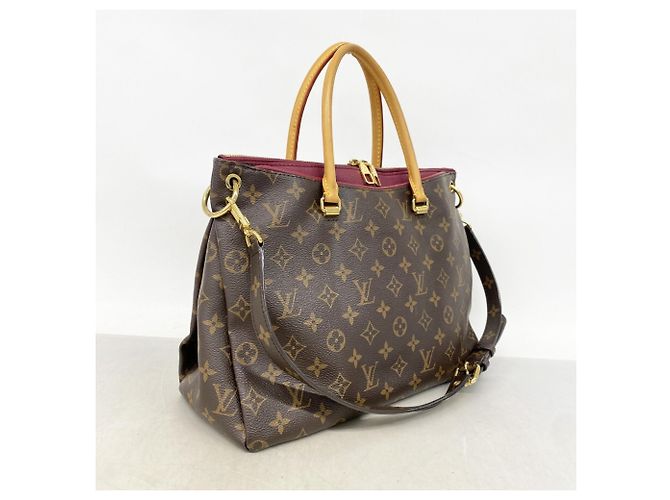 Borsa Louis Vuitton Monogram Pallas in Aurore - vista 2