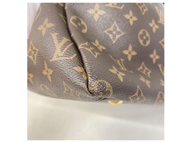 Borsa Louis Vuitton Monogram Pallas in Aurore - vista 7
