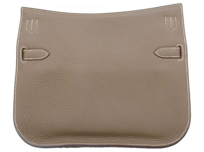 Hermès Borsa a Spalla Hermes Jypsiere 28 Taupe - vista 10