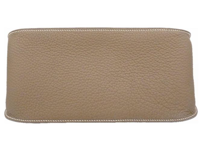 Hermès Borsa a Spalla Hermes Jypsiere 28 Taupe - vista 3