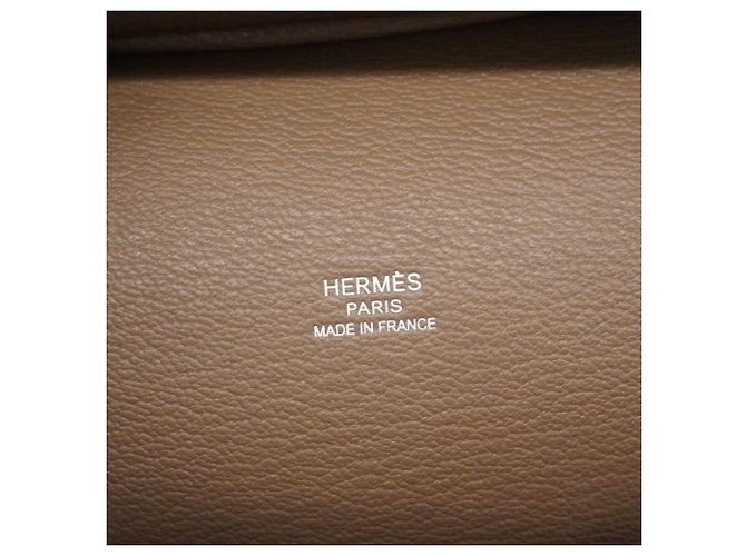 Hermès Borsa a Spalla Hermes Jypsiere 28 Taupe - vista 5