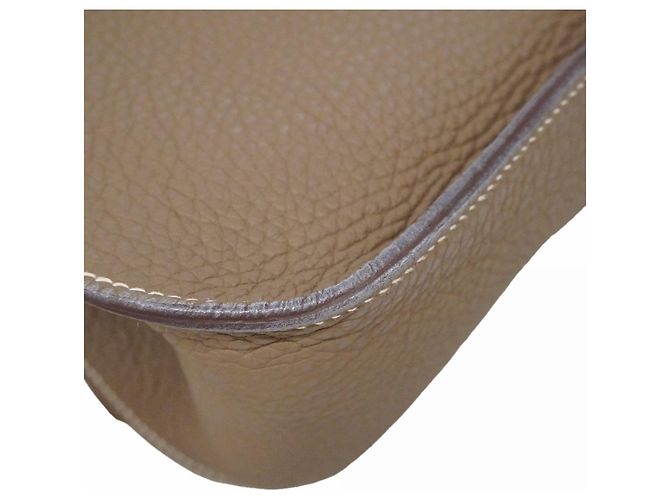 Hermès Borsa a Spalla Hermes Jypsiere 28 Taupe - vista 6