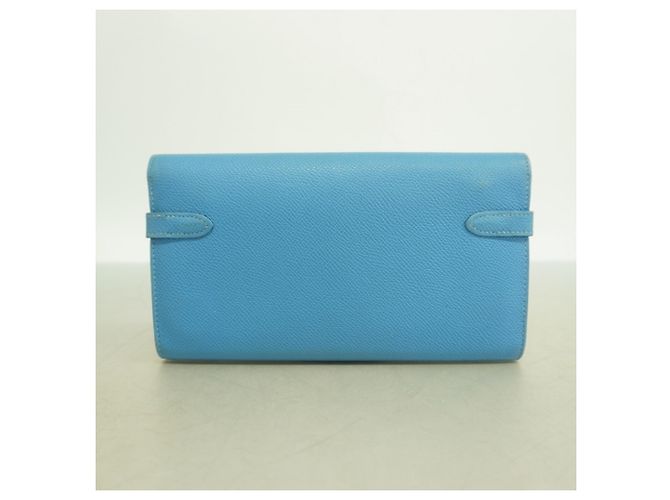 Hermès Hermes Kelly Long Wallet in Azure Blau - Ansicht 10