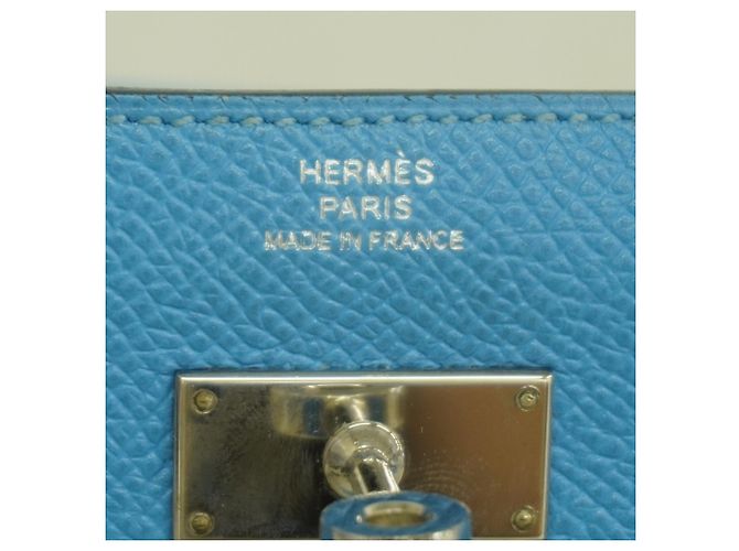 Hermès Hermes Kelly Long Wallet in Azure Blau - Ansicht 4